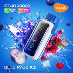 VOZOL Vape Suomi - VOZOL STAR 20 000 sininen razz-jää 8VVP4399