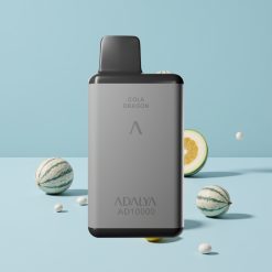 Adalya AD 10000 Puffs Disposable Vape Sininen Meloni, Space Gray, USB-C, 14 ml, 2% Nikotiini