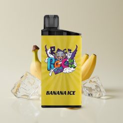 IGET Bar 3500 Puffs Disposable Vape Banaani-Jää 1.2 Ohm Mesh 1400 mAh
