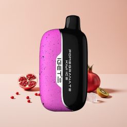 IGET Moon K5000 5000 Pahvia 81,5 g PC 1,35 Ohm Mesh Granaattiomenakiivi Jää