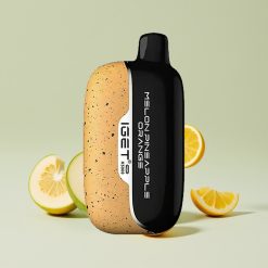 IGET Moon K5000 5000 Tupakkaa 81,5 g Meloni Ananas Appelsiini Mesh 1,35 Ohm 49,5x25,3x99,4 mm