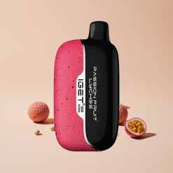 IGET Moon K5000 Pähkinäpussit Disposable Vape Passiohedelmä Litsi 5000 puffs 81.5g PC 1.35 Ohm 49.5x25.3x99.4 mm