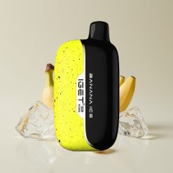 IGET Moon K5000 Puffs 81.5g 49.5x25.3x99.4mm PC Mesh 1.35 Ohm Banaanijää