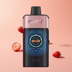 IGET ONE 12000 Puffs Disposable Vape Chupa Chups Mansikka 2700mAh 0.6ohm Kaksiosainen Verkkokäämi
