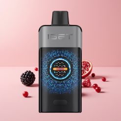 IGET ONE 12000 Puffs Disposable Vape Mustikka-Kirsikka-Granaattiomena 2700mAh 0.6ohm Kaksoishuopakäämitys