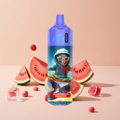 JNR Alien 10000 Puffs 850mAh 1.2 Ohm Mesh 20ml Typ-C RGB Vesimeloni Brazz Jää