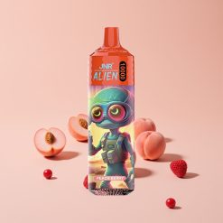 JNR Alien 10000 Puffs 850mAh 20ml Persikka-Marja -typpivapa Disposable Vape