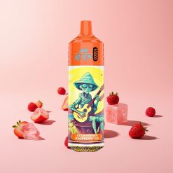 JNR Alien 10000 Puffs 850mAh Type-C RGB Mansikka-Vadelma-Jää Hajottava Vape