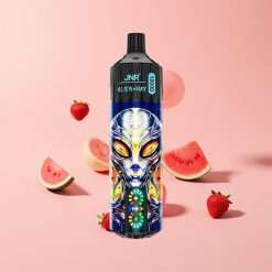 JNR Alien Max 18000 Puffs Älykäs LED-näyttö Kaksoishäkkikela 28ml Mansikka-Vesimeloni-Jenkku