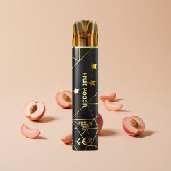 JNR Black&Golden 800 Puffs 550mAh 2ml Hedelmäpersikka Käyttökertakertakertavape TPD