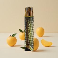 JNR Black&Golden 800 Puffs 550mAh 2ml KolmoisMango Käyttökertavape TPD