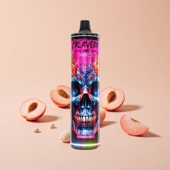 JNR Calavera 11000 Puffs Disposable Vape Persikka-Jää Type-C 850mAh 21ml 1.0ohm
