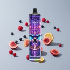 JNR Calavera 11000 Puffs Tyhjennettävä Vape Sininen Vadelma-Kirsikka Type-C 850mAh 21ml 1.0ohm