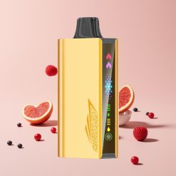 JNR Cruiser 12000 Tölkki Ladattava Disposable Vape Sekamansikka 3500 mAh 25ml 1.2ohm Dual Mesh Animaatio Näyttö