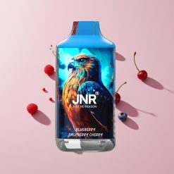 JNR Falcon 16000 Puffs 850mAh 22ml Dual Mesh Coil Type C & Lightning Mustikka Vadelma Kirsikka
