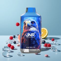 JNR Falcon 16000 Puffs 850mAh 22ml Kaksoishäkkikelkka Sininen Vadelma Jää