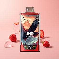 JNR Falcon Pro 28000 30ml 950mAh 5% Nikotiinia Näyttö Kaksoisverkkokäämi USB-C MTL Mansikkajää