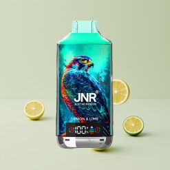 JNR Falcon X 18000 Puffs 750mAh 24ml Kaksoissydänkäämitys Diginäyttö Type-C Sitruuna-Lime