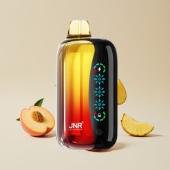 JNR Flex Ice 21000 Puffs 26ml 1.2 Ohm Dual Mesh Kosketusnäyttö Persikka Mango Ananas