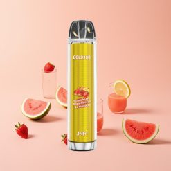 JNR Gold380 6000 Puffs 1500mAh 1.0ohm Mesh 13ml Mansikka-Arbuusi-Limonadi Disposable Vape