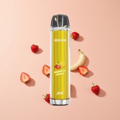 JNR Gold380 6000 Puffs 1500mAh 1.0ohm Mesh 13ml Mansikka-Banaani Häkä