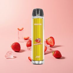 JNR Gold380 6000 Puffs 1500mAh 1.0ohm Mesh 13ml Mansikkajää Hajottava Vape