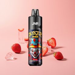 JNR Joker 24K Puffs 2+10ml Uudelleen Täytettävä Disposable Vape Mansikkajää