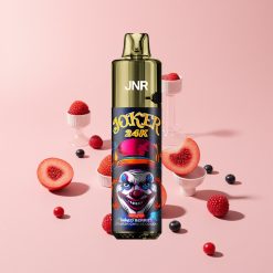 JNR Joker 24K Puffs Disposable Vape Mixed Berries 2+10ml Täytettävä, 800mAh, Type-C, 2% Nikotiinia