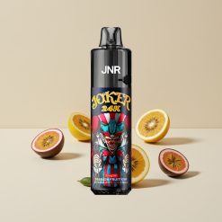 JNR Joker 24K Puffs Disposable Vape Passiohedelmä Kiivi 2+10ml Täytettävä 800mAh Type-C