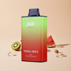 JNR Mega Box 25000 Puffs Disposable Vape Kiivi Vesimeloni Jää 30ml 850mAh 2% Nikotiinia