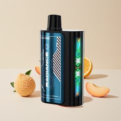 JNR Radiance 31000 Pannua Disposable Vape KESÄPERSIKKA JÄÄ 28ml Tuplaverkkokäämi 950mAh