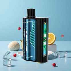 JNR Radiance 31000 Puffs 28ml Kaksoisverkkokäämi 950mAh Type-C Sininen Vadelma Jää
