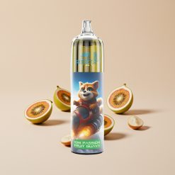 JNR Rocket-X 12400 Puffs Säädettävä Ilmanvirtaus RGB-valot 1.2ohm Mesh-käämi 850mAh Akku 25ml Nestemäärä Type-C Pikalataus Kiivi Passio Guava