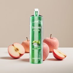 JNR Shisha Hookah 12000 Puffs Disposablo Vape Jäädytetty Omena 750mAh Type-C