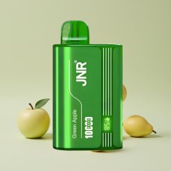 JNR Tank 10000 Puffs Disposable Vape Vihreä Omena Persikka Päärynä 650mAh 20ml Type-C