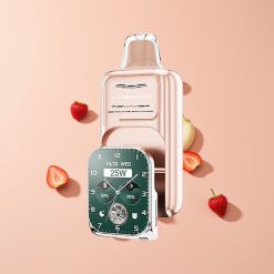 JNR VapeWatch 30000 Puffs Disposaabeli Vape Mansikka-Banaani 1000mAh 19mL 5% Type-C Kaksoishäkkää