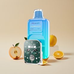 JNR VapeWatch 30000 Puffs Disposable Vape Hapan Omena Jää 1000mAh Type-C 19mL 5% Mesh