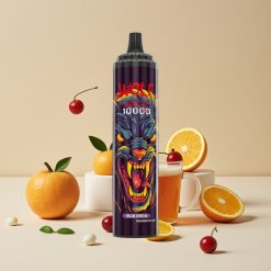 JNR Wolf Niplo 10000 Puffs 1.0 Ohm Mesh 650mAh 20ml Type-C Rautajuoma