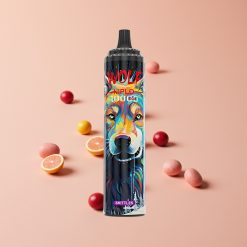 JNR Wolf Niplo 10000 Puffs 1.0 Ohm Mesh 650mAh 20ml Type-C Skittles (Makeiset)