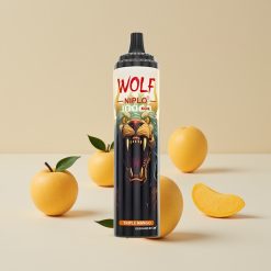 JNR Wolf Niplo 10000 Puffs Disposable Vape 1.0 Ohm Mesh 650mAh 20ml Kolmoismango
